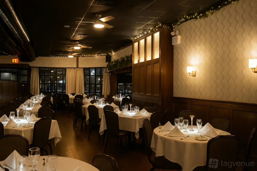 Barosa dining room set for guests